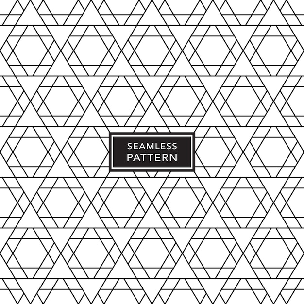 Fondo de patrón geométrico transparente blanco y negro. Ilustración vectorial.