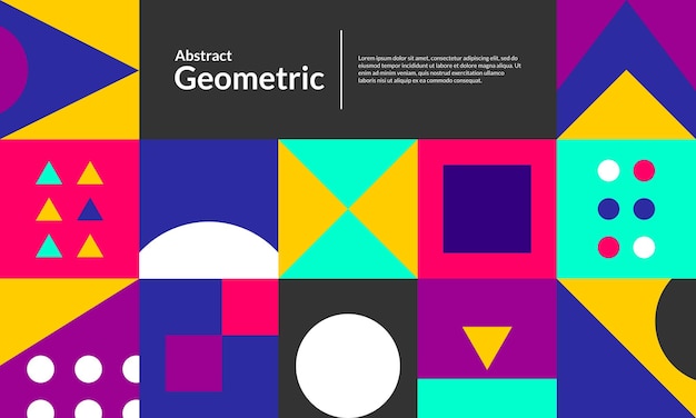 Fondo de patrón geométrico