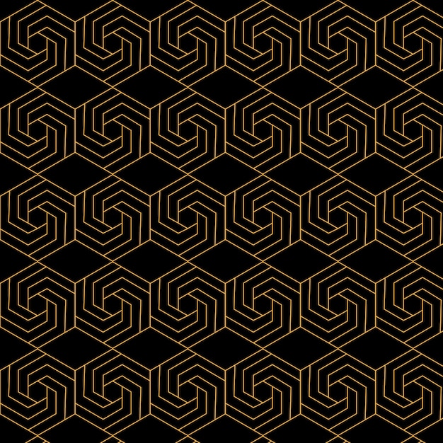 Fondo con patrón hexagonal geométrico sin costuras