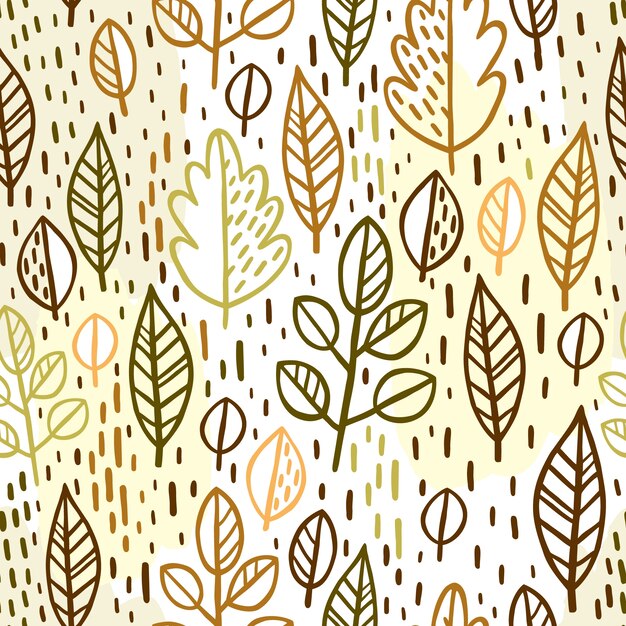 Fondo de patrón de hoja
