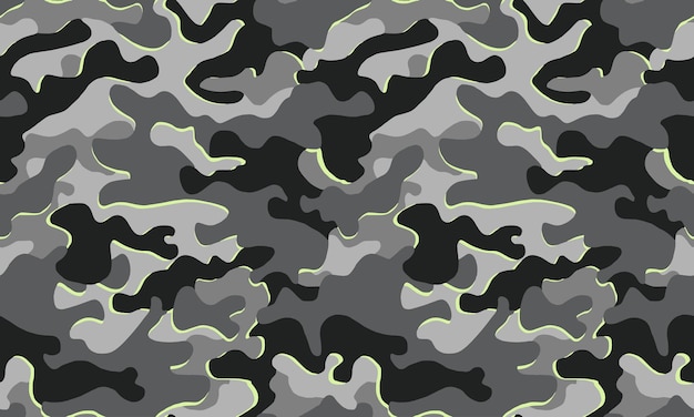 Vector fondo de patrón de ilustración de vector transparente de camuflaje para ejército y militares