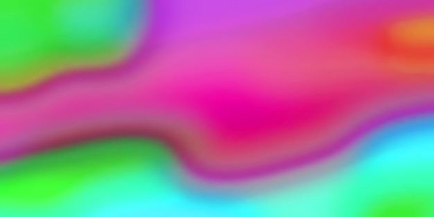 Fondo de patrón iridiscente abstracto líquido de mezcla de colores Fondo de mezcla de colores fluidos holográficos vectoriales