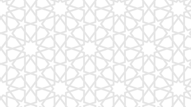 fondo de patrón islámico blanco simple
