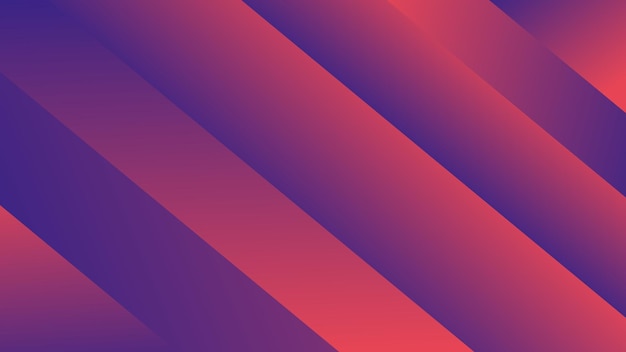 Fondo de patrón de línea diagonal de color degradado rojo y azul moderno abstracto para diseño gráfico
