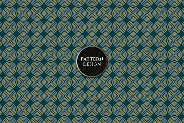 fondo de patrón de línea de estilo vectorial redondo