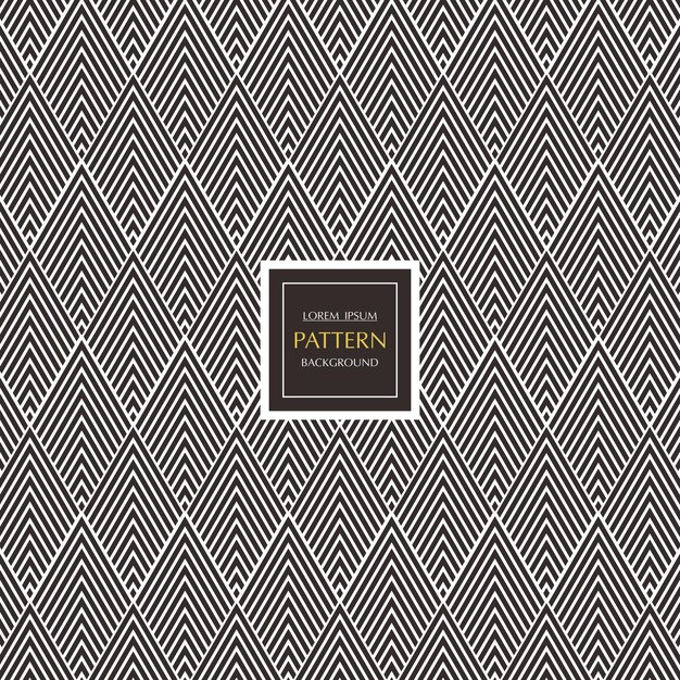 Fondo de patrón de línea de forma de diamante abstracto