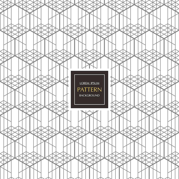 Fondo de patrón de línea de forma geométrica abstracta