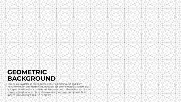 Fondo de patrón de línea de forma geométrica abstracta