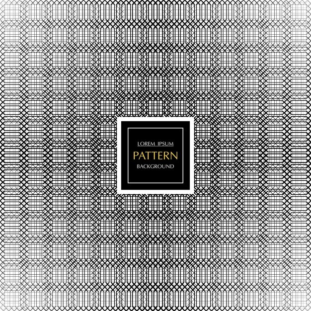 Fondo de patrón de línea de forma geométrica abstracta