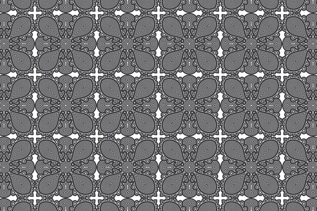 Fondo de patrón de línea de forma geométrica perfecta abstracta