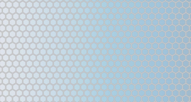 Fondo de patrón de línea hexagonal con estilo Vector de patrón