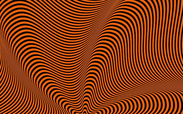Fondo de patrón de línea de onda con rayas diagonales, ilustración vectorial