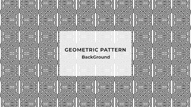 Fondo de patrón lineal de formas geométricas