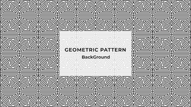 Fondo de patrón de líneas de forma abstracta impresionante
