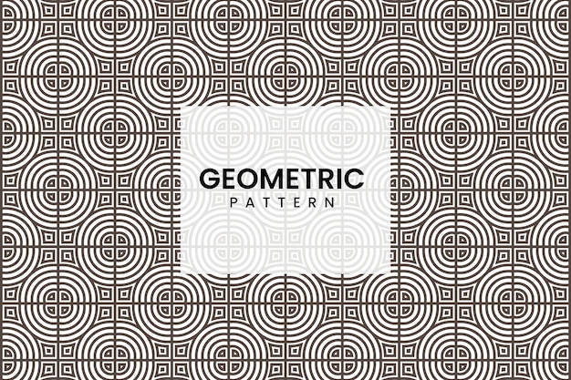 Fondo de patrón de líneas de formas geométricas