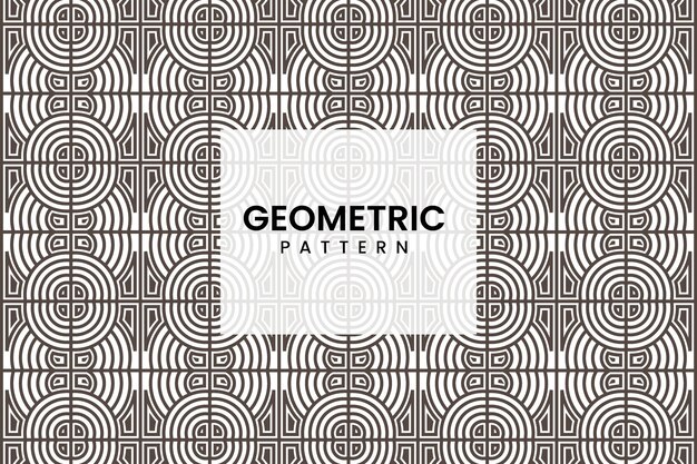 Fondo de patrón de líneas geométricas sin costuras abstractas