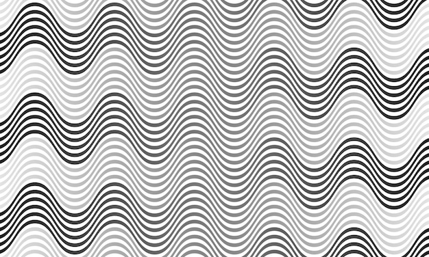 Fondo de patrón de líneas onduladas
