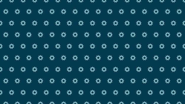 Vector fondo de patrón de mandala azul simple