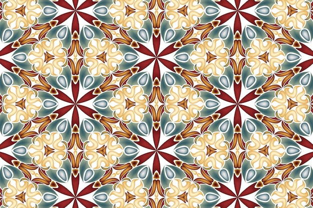 fondo de patrón de mandala colorido y elegante