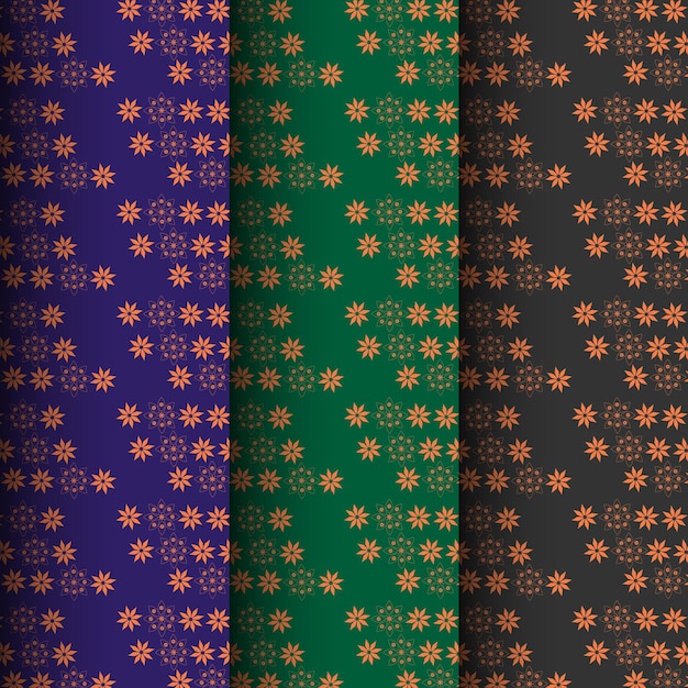 Fondo de patrón de mandala floral abstracto