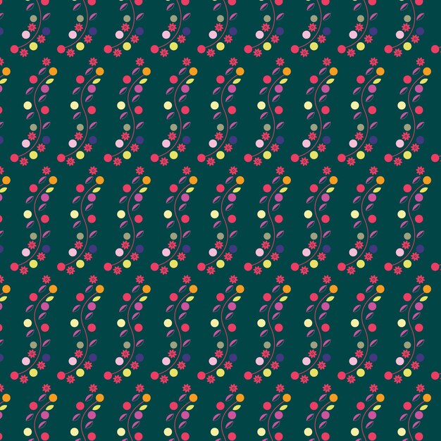 Fondo de patrón de mandala floral abstracto