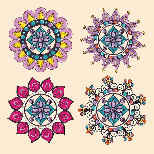 Fondo con patrón de mandala