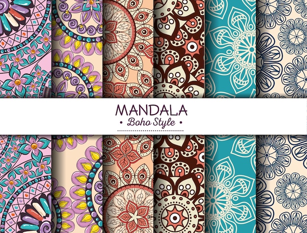 Fondo con patrón de mandala