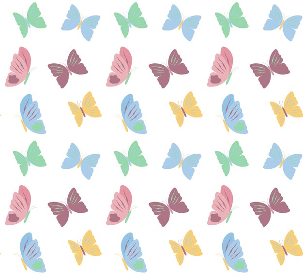 Fondo de patrón de mariposa