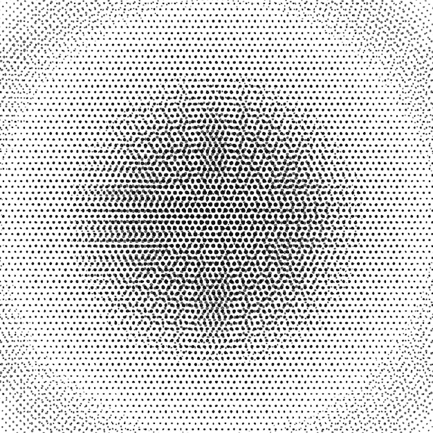Fondo con patrón de medio tono blanco y negro