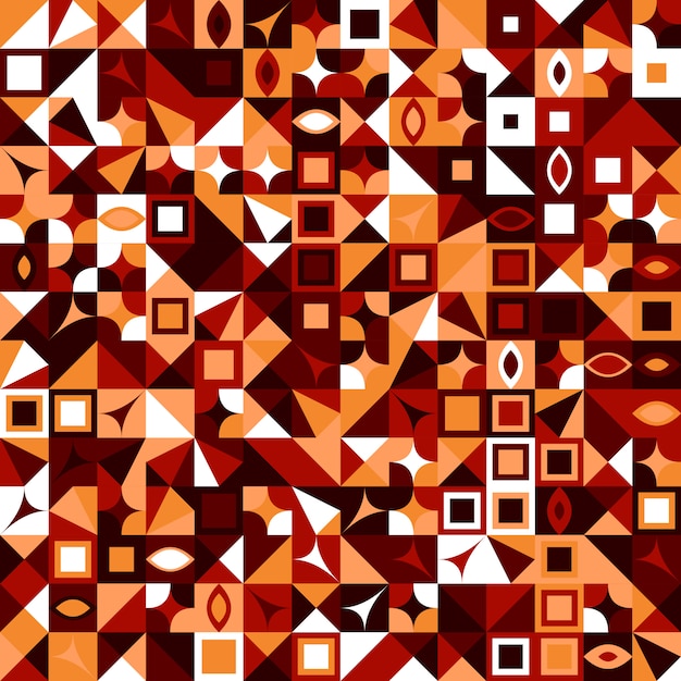 Fondo de patrón de mosaico caótico