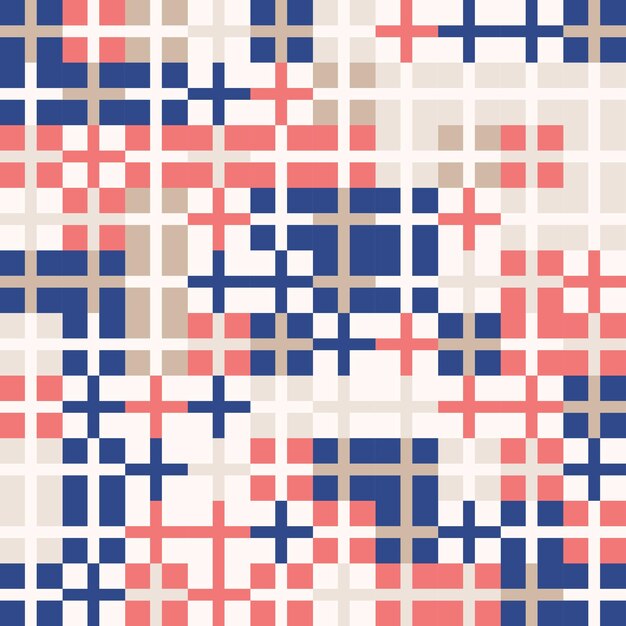 Fondo de patrón de mosaico geométrico abstracto de color aleatorio
