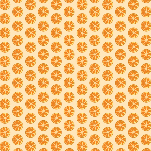 Fondo de patrón de naranja de fruta fresca moderna y colorida