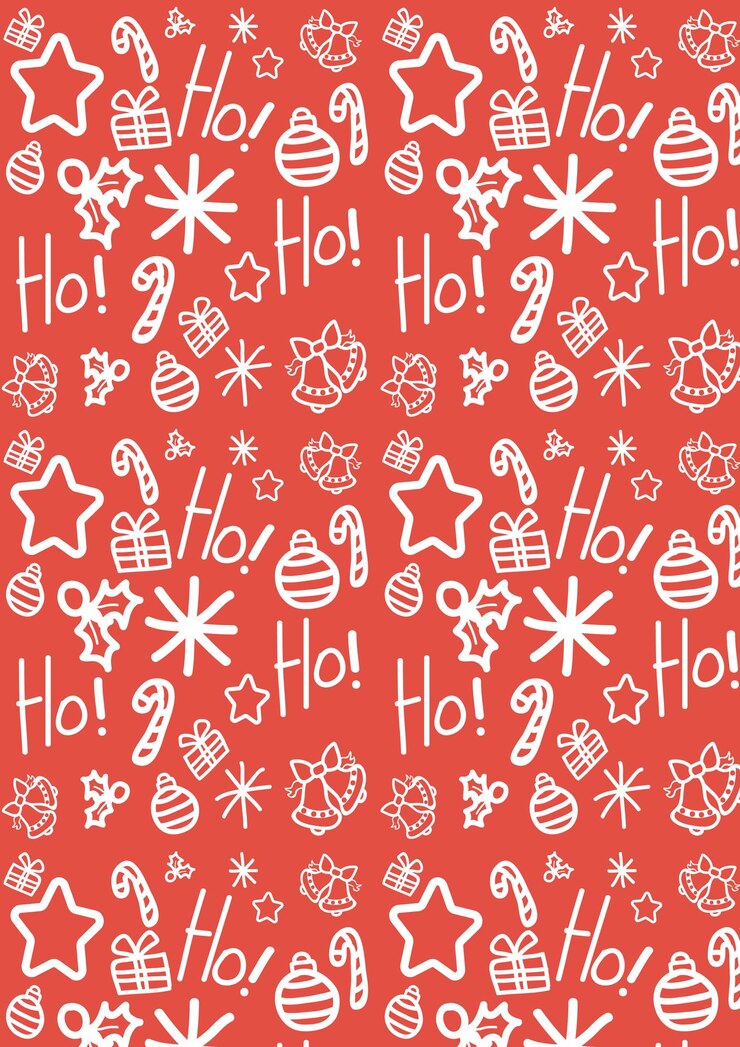 Vector fondo de patrón de navidad blanco con rojo