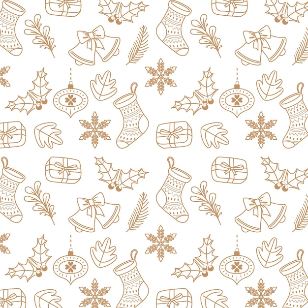 El fondo del patrón de Navidad