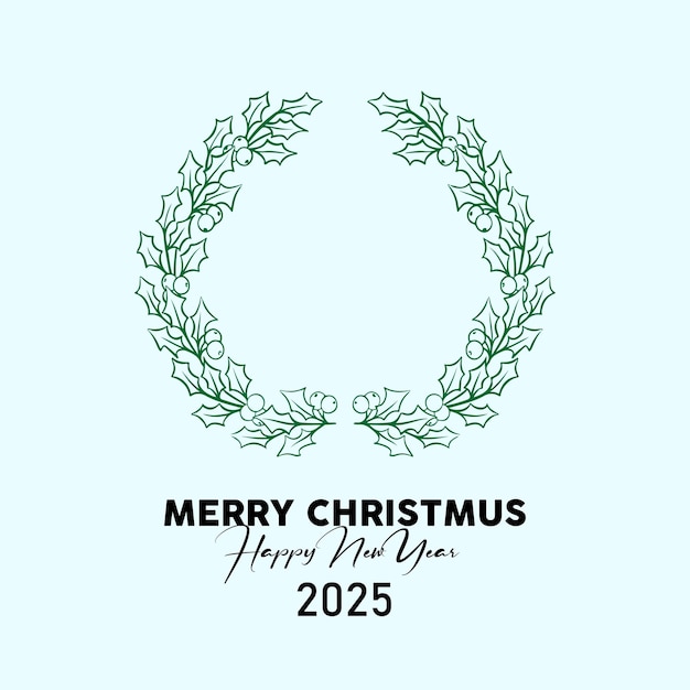 Fondo de patrón navideño Diseño plano