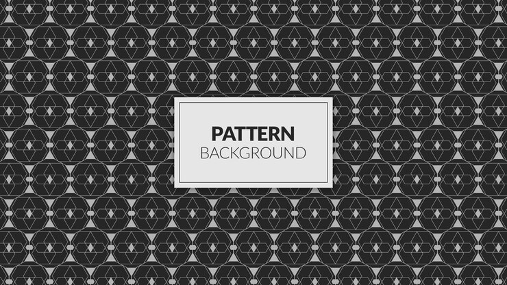 Fondo de patrón negro geométrico mínimo moderno