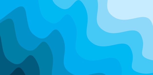 El fondo del patrón de onda de gradiente azul