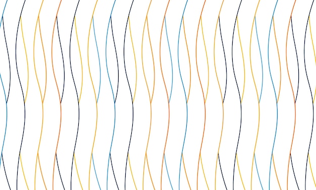 Fondo de patrón de onda de líneas coloridas modernas
