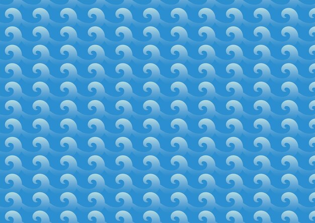 fondo de patrón de ondas marinas azules