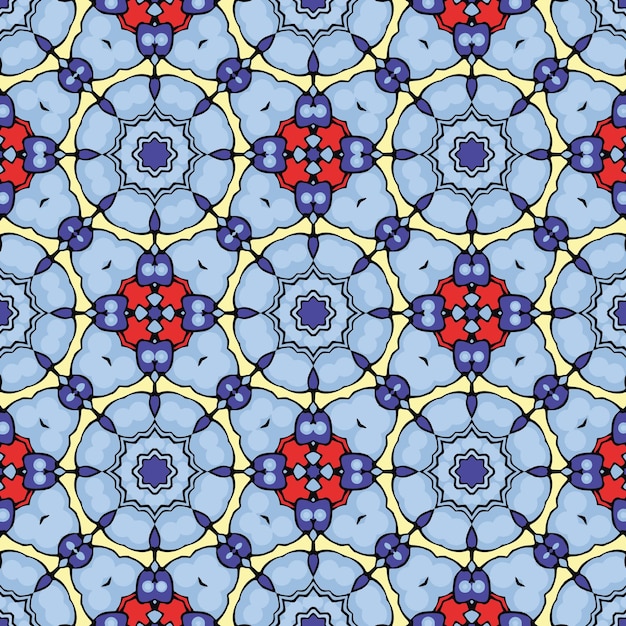Fondo de patrón de ornamento colorido étnico abstracto. listo para imprimir