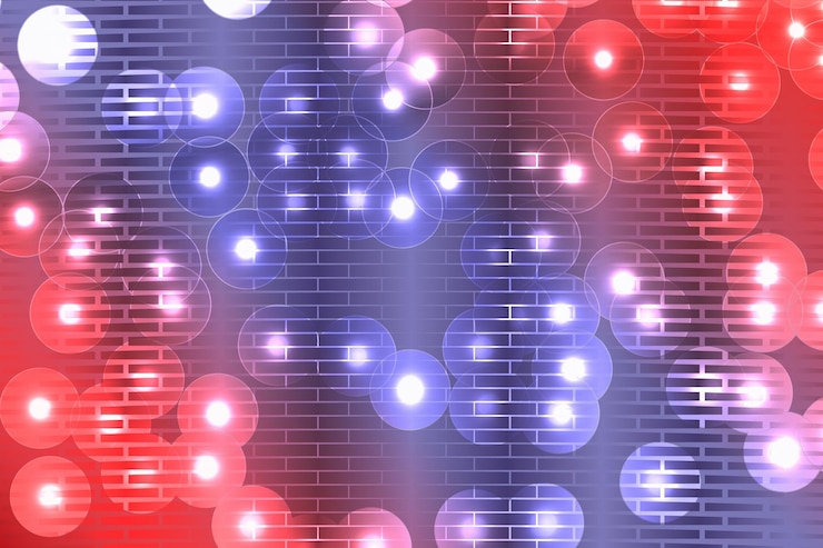 Vector fondo de patrón de papel tapiz de textura de pared de ladrillo colorido abstracto con un círculo punteado