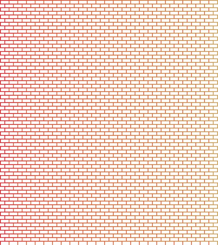 Fondo de patrón de pared de ladrillo rojo y dorado