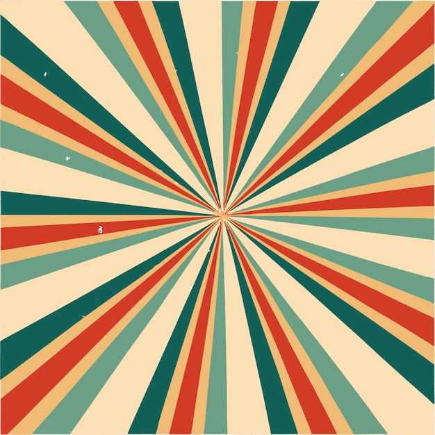Fondo de patrón radial abstracto en estilo vintage 10