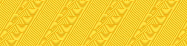 Fondo de patrón de ramen de fideos instantáneos con textura geométrica amarilla de la pasta