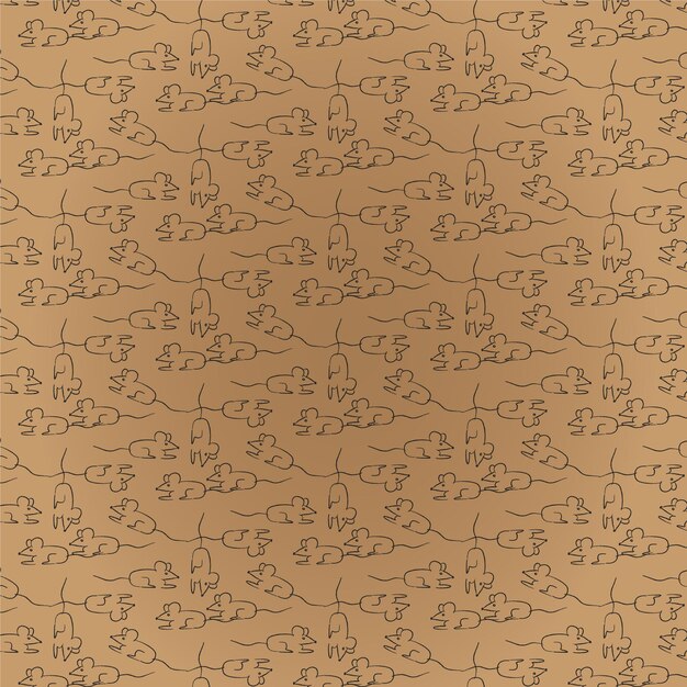 Fondo de patrón de rata