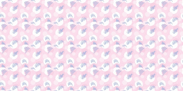 Fondo de patrón de repetición abstracto rosa pastel