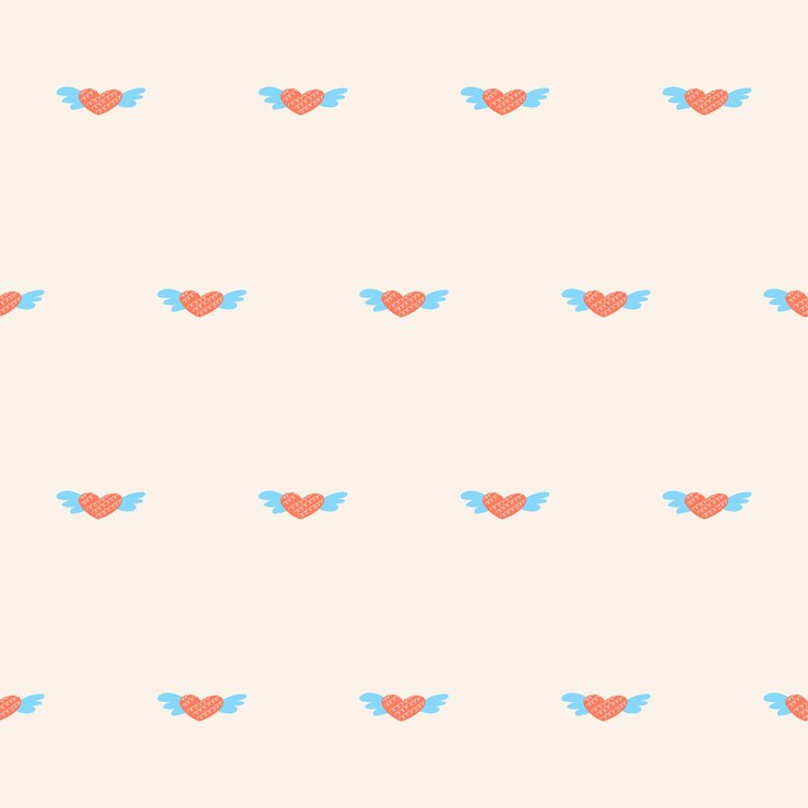 Vector fondo con patrón romántico y divertido de corazones sin fisuras, ideal para papel de regalo, superficies, bodas o el día de san valentín