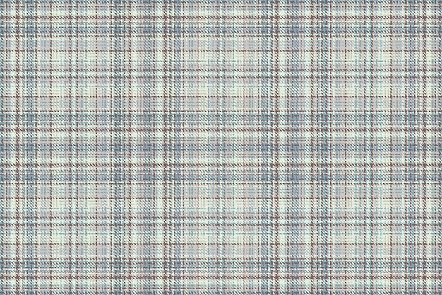Fondo de patrón tartán de textura de control vectorial con un tejido a cuadros sin costuras en colores pastel y blanco