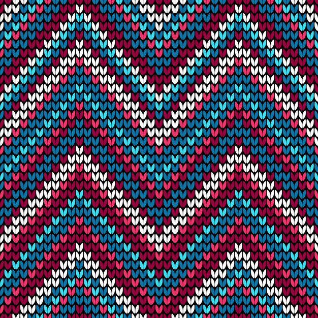 Fondo de patrón de tejido de ondas sin costuras