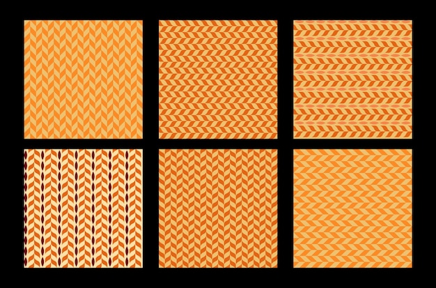 Fondo de patrón de tela escocesa sin costuras de rayas de otoño con patrones decorativos sin costuras